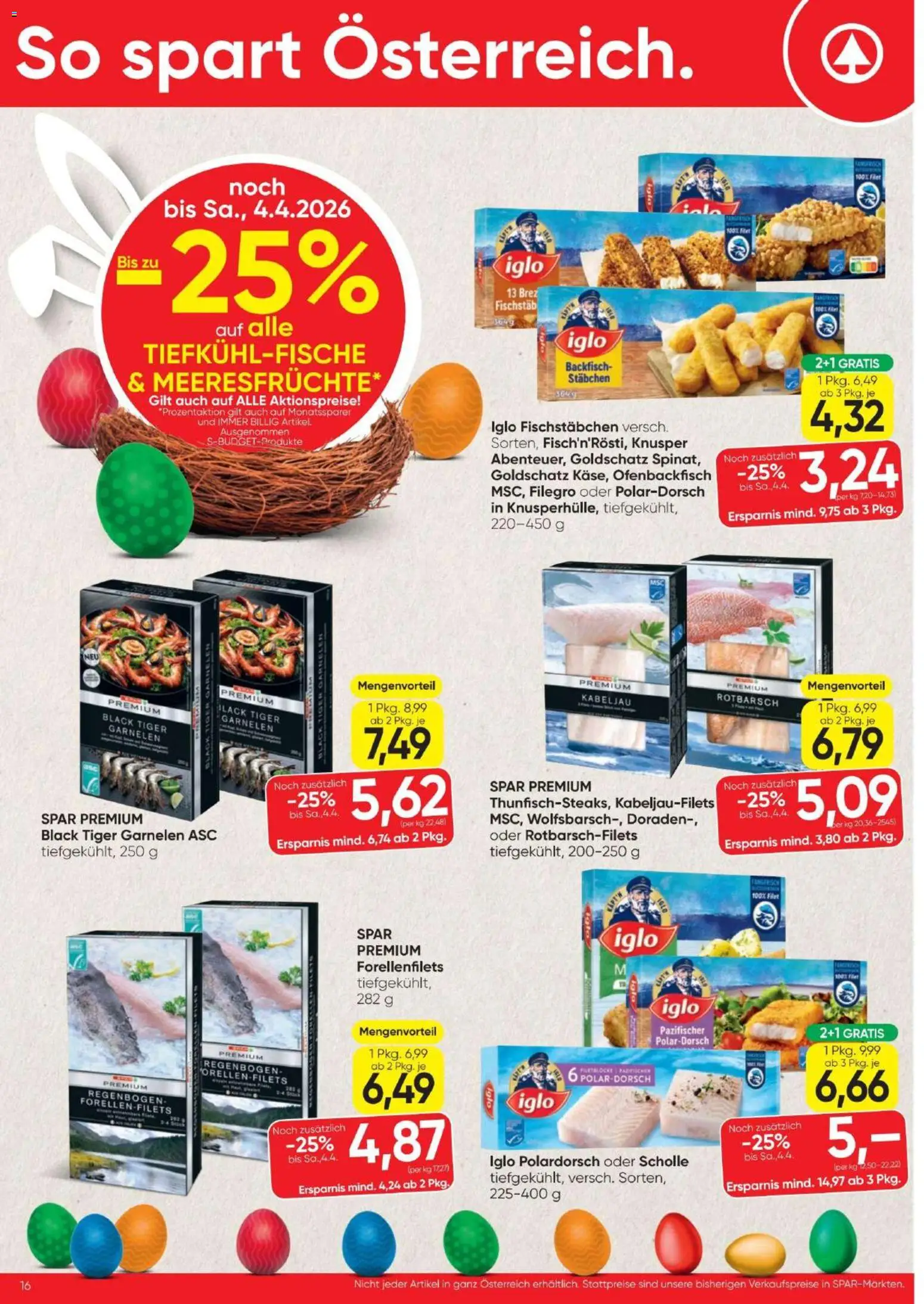 Spar - Flugblatt - page 16- valid from 31.03.2026
