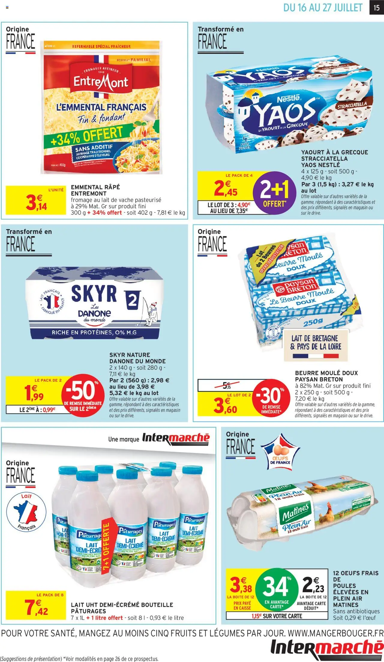 Intermarché 2+1 offert sur une sélection de produits - page 16 - valable à partir du 16/07/2025