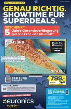 Vorschau Euronics Prospekt Berlet	 gültig ab 04.12.2025