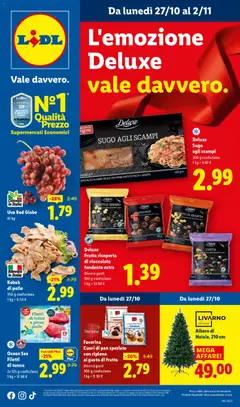 Anteprima Volantino Lidl	 valida dal 27/10/2025