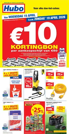 Hubo folder geldig vanaf 15/04/2026