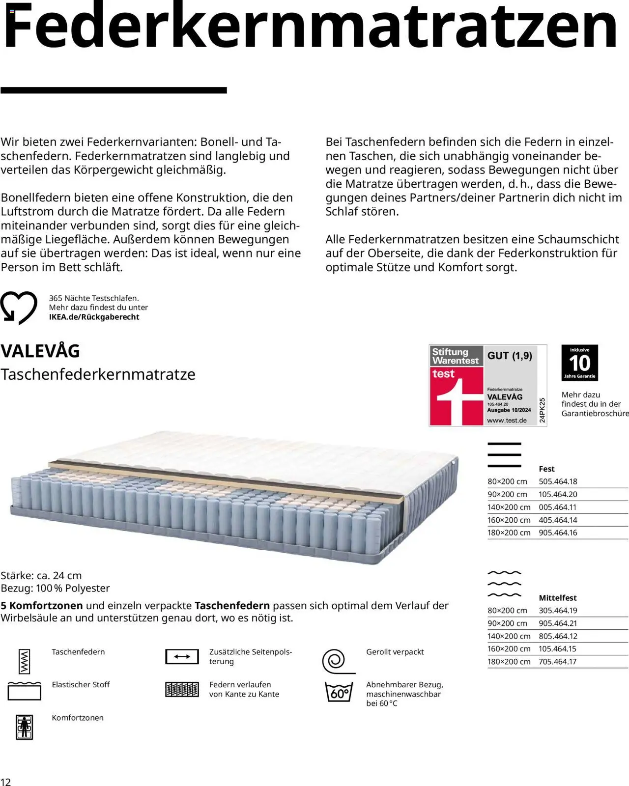 Ikea Prospekt  Schlafkomfort	 - Seite 12 - gültig ab 30.09.2025