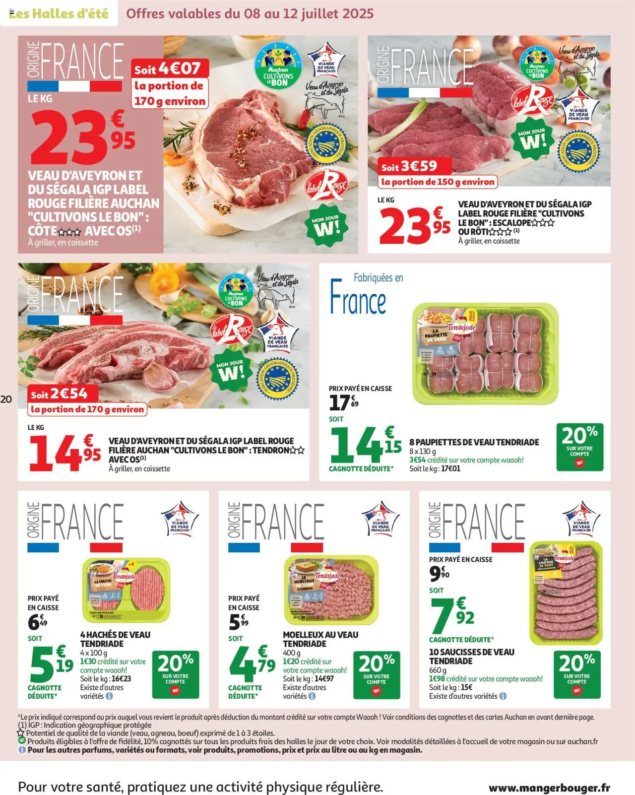 Auchan - Un été sans flamber votre budget - pagina 20- geldig vanaf 08/07/2025