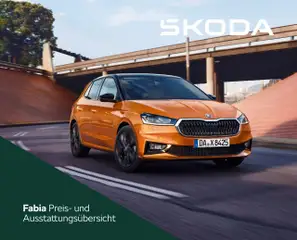 Vorschau Škoda Fabia Preisliste gültig ab 10.09.2025