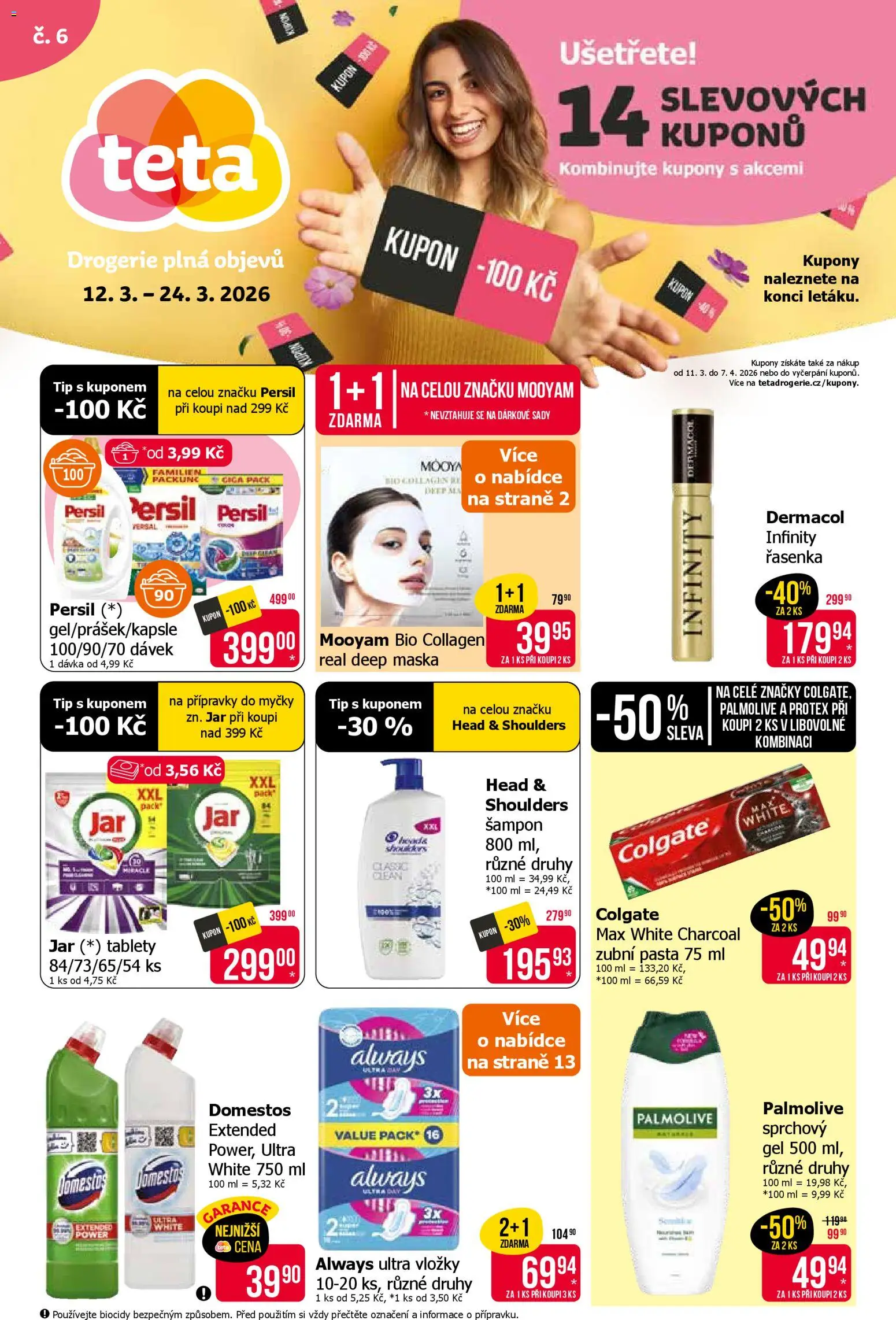 TETA Drogerie leták - strana 1- platný od 12.03.2026