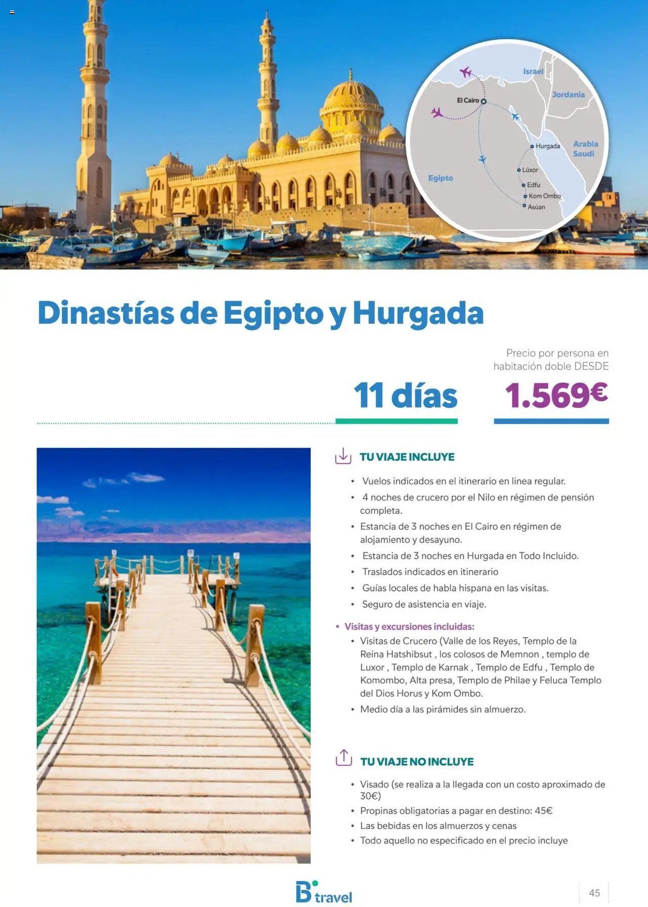 B the travel brand Egipto - Página de 45 - Válido desde 15/04/2024