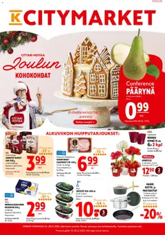 Esikatselu K-Citymarket tarjoukset voimassa alkaen 15/12/2025
