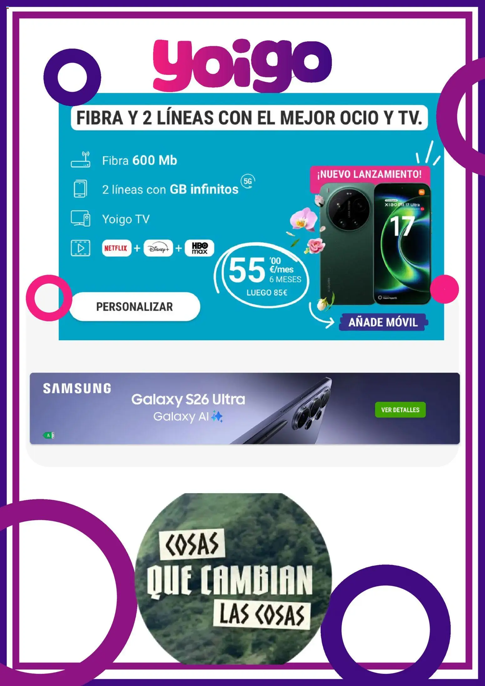 Yoigo ofertas - Página de 1 - Válido desde 15/03/2026