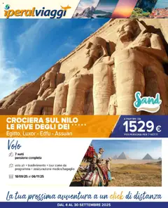 Anteprima Iperal Viaggi catalogo valida dal 04/09/2025