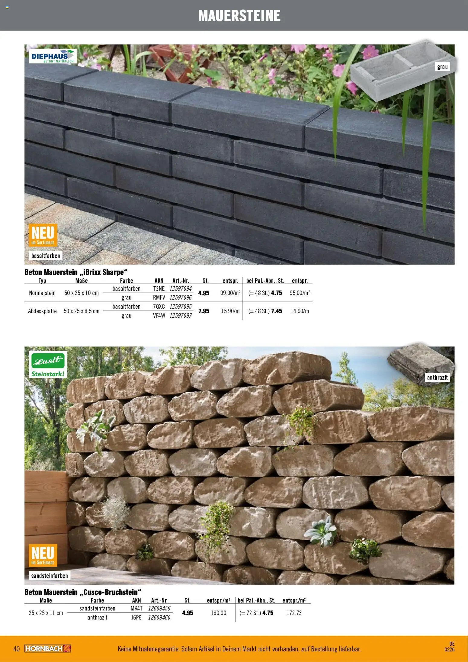 Hornbach Garten- & Terrassengestaltung - Seite 40 - gültig ab 12.02.2026