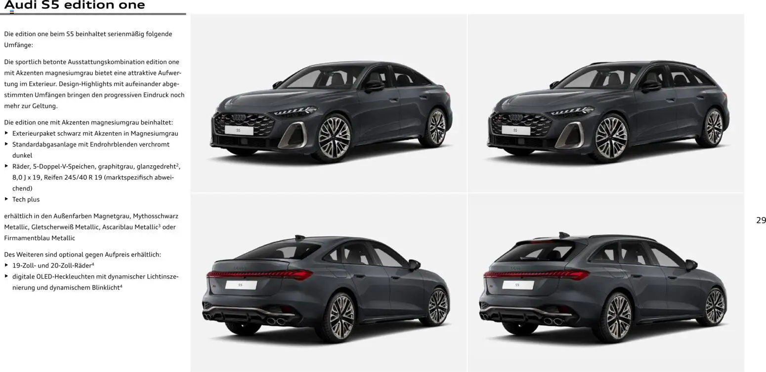 Audi A5 - Seite 29 - gültig ab 28.10.2025