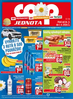 COOP Jednota leták platný od 26.03.2026