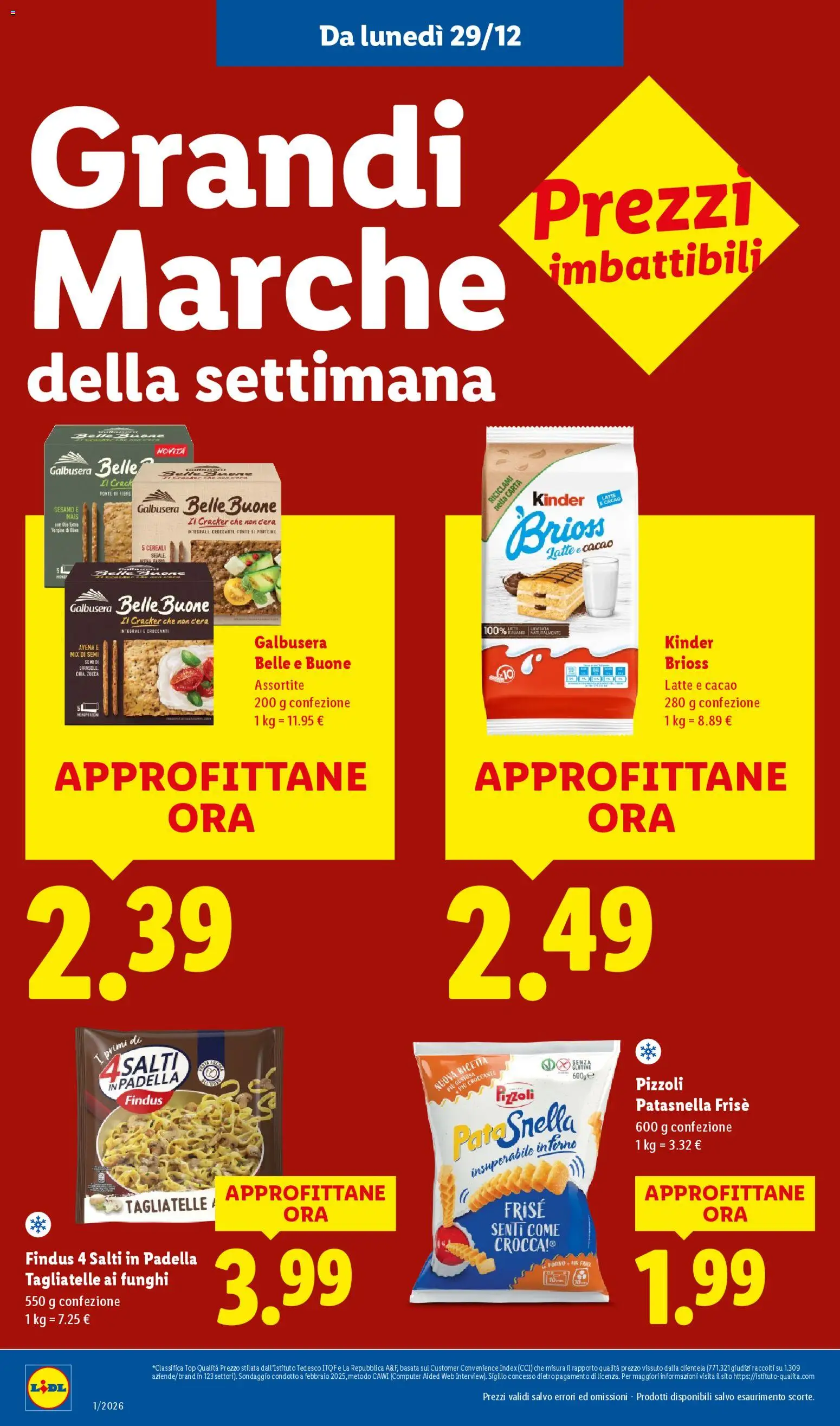 Volantino Lidl	 - pagina 14 - valido dal 29/12/2025