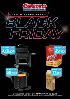 Vista previa del folleto Costco Black Friday válido desde 31/10/2025