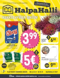 Esikatselu Halpa Halli tarjoukset voimassa alkaen 10/09/2025