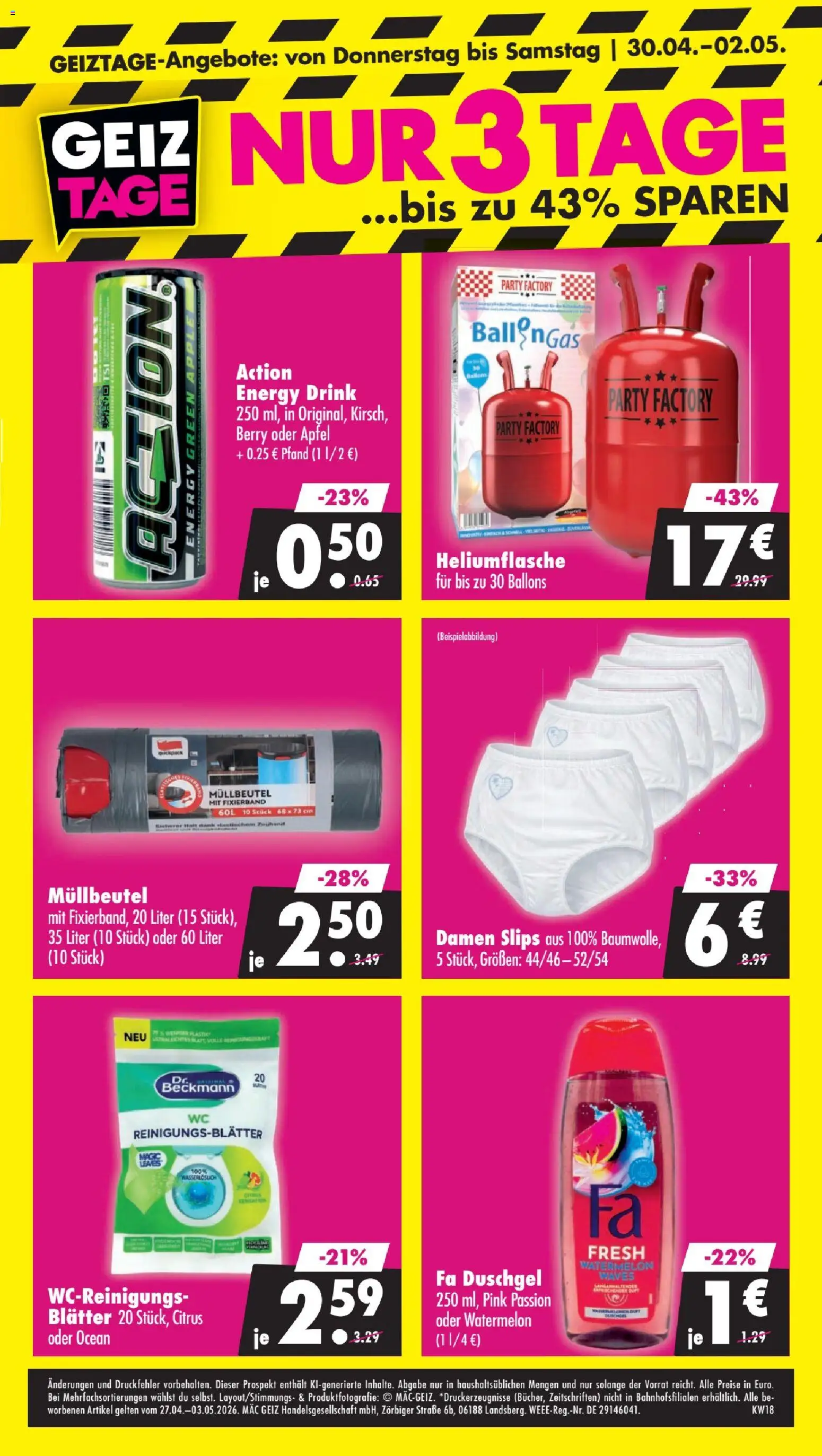 Mäc Geiz Prospekt 	 - Seite 8 - gültig ab 27.04.2026