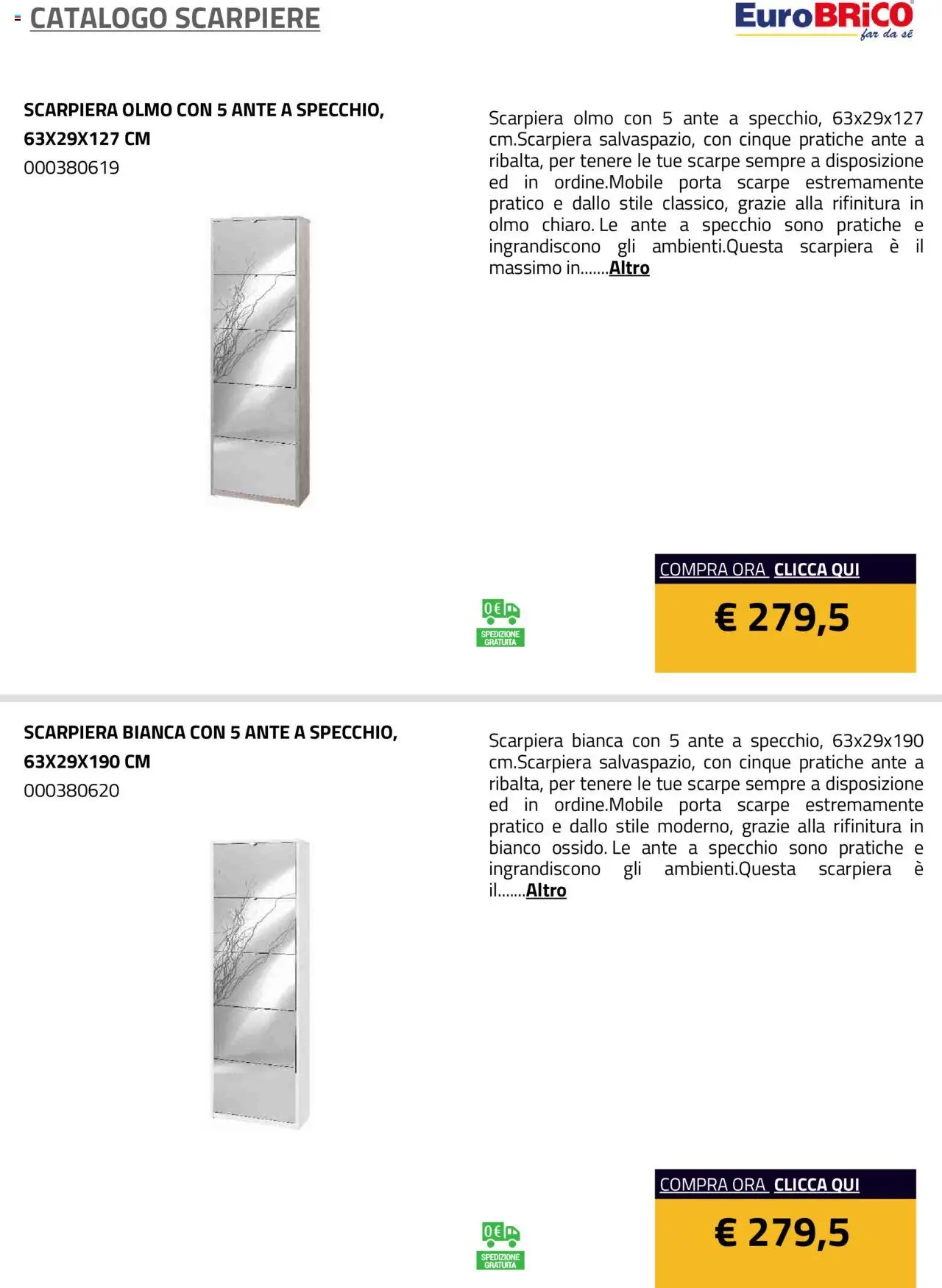 Eurobrico Scarpiere catalogo - pagina 29 - valido dal 23/07/2025
