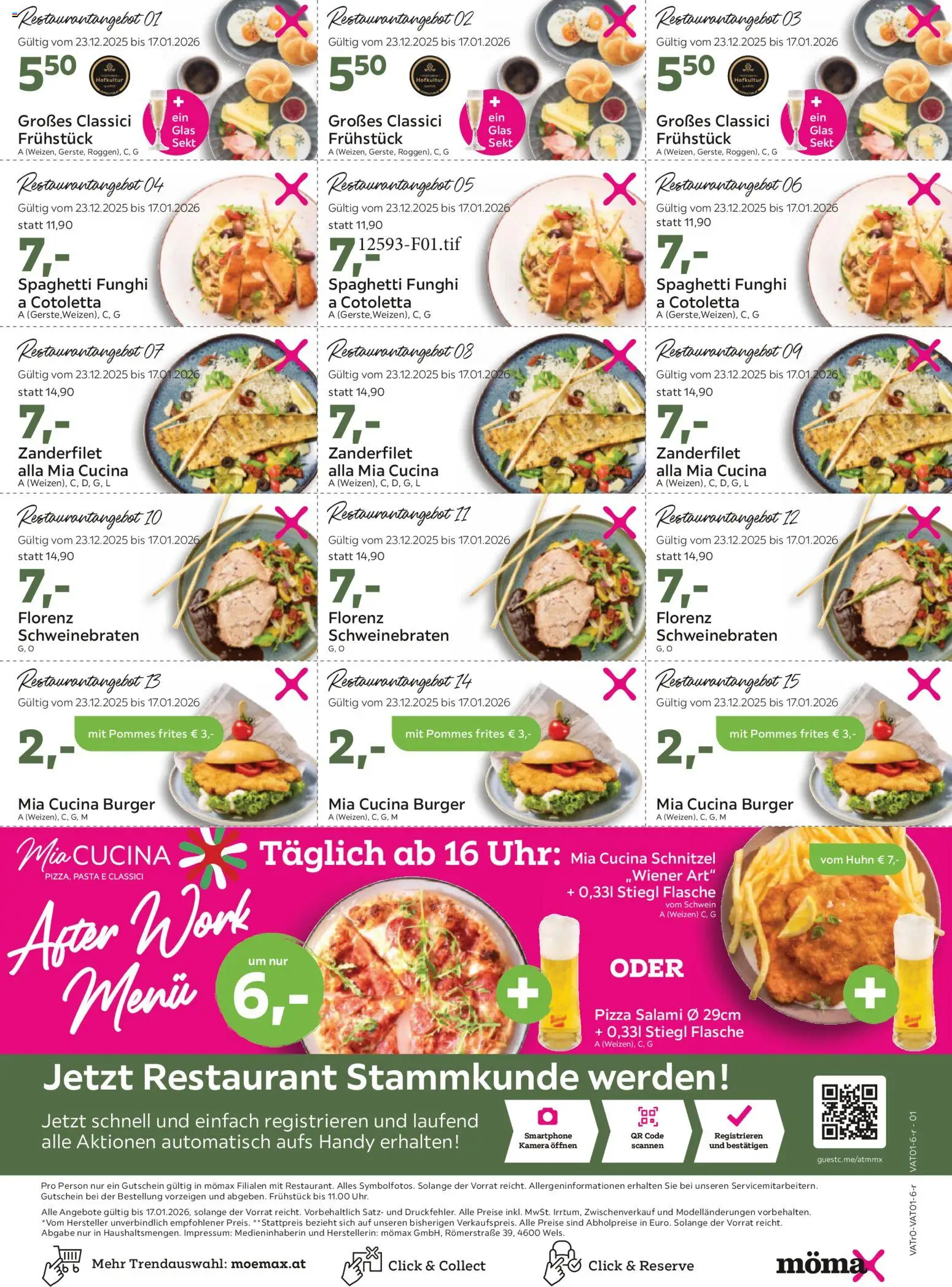 Mömax Restaurantangebote - Seite 1- gültig ab 30.12.2025