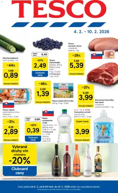 Tesco leták platný od 04.02.2026