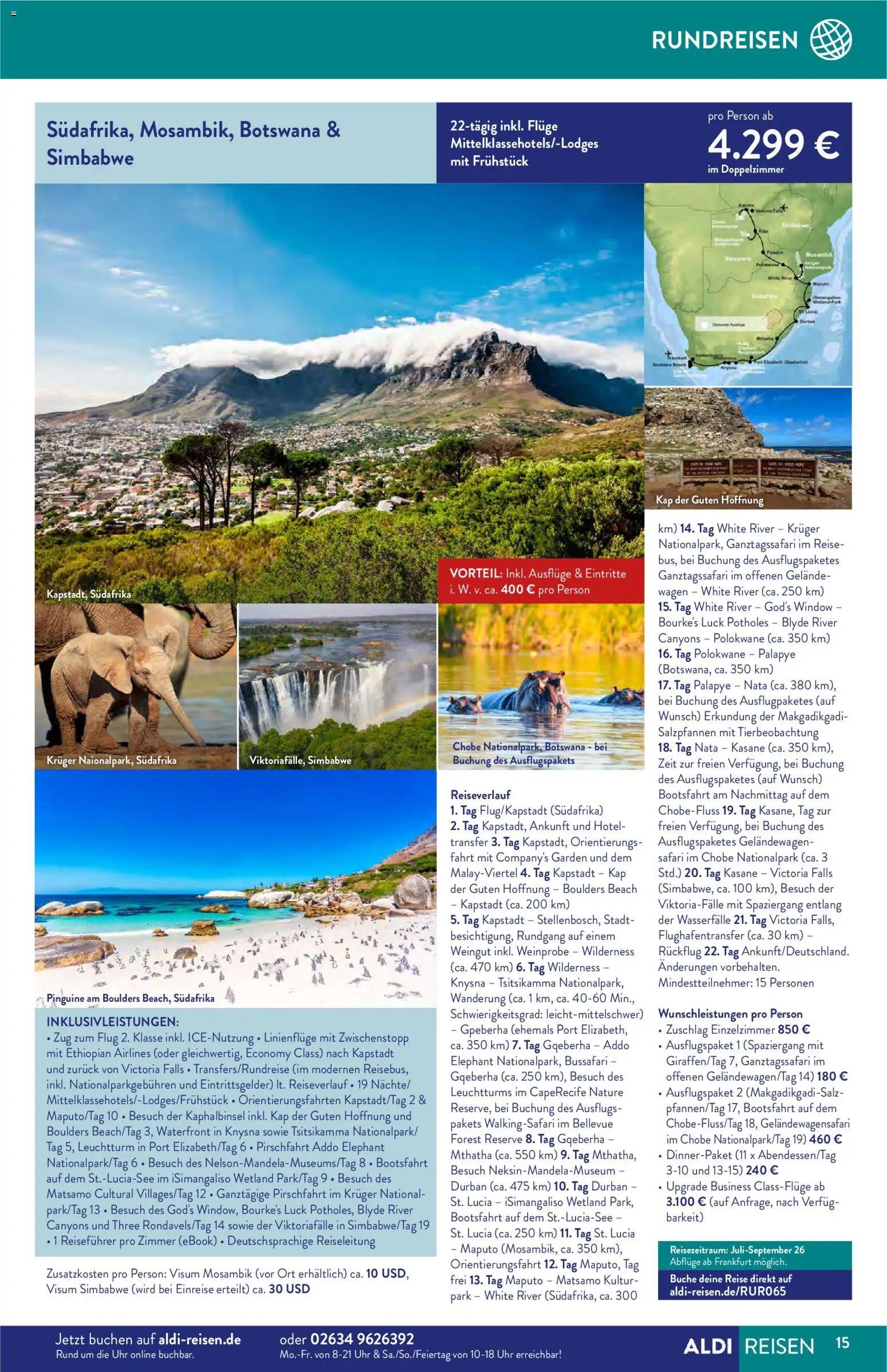 Aldi Reisen Prospekt 	 - Seite 15 - gültig ab 01.04.2026