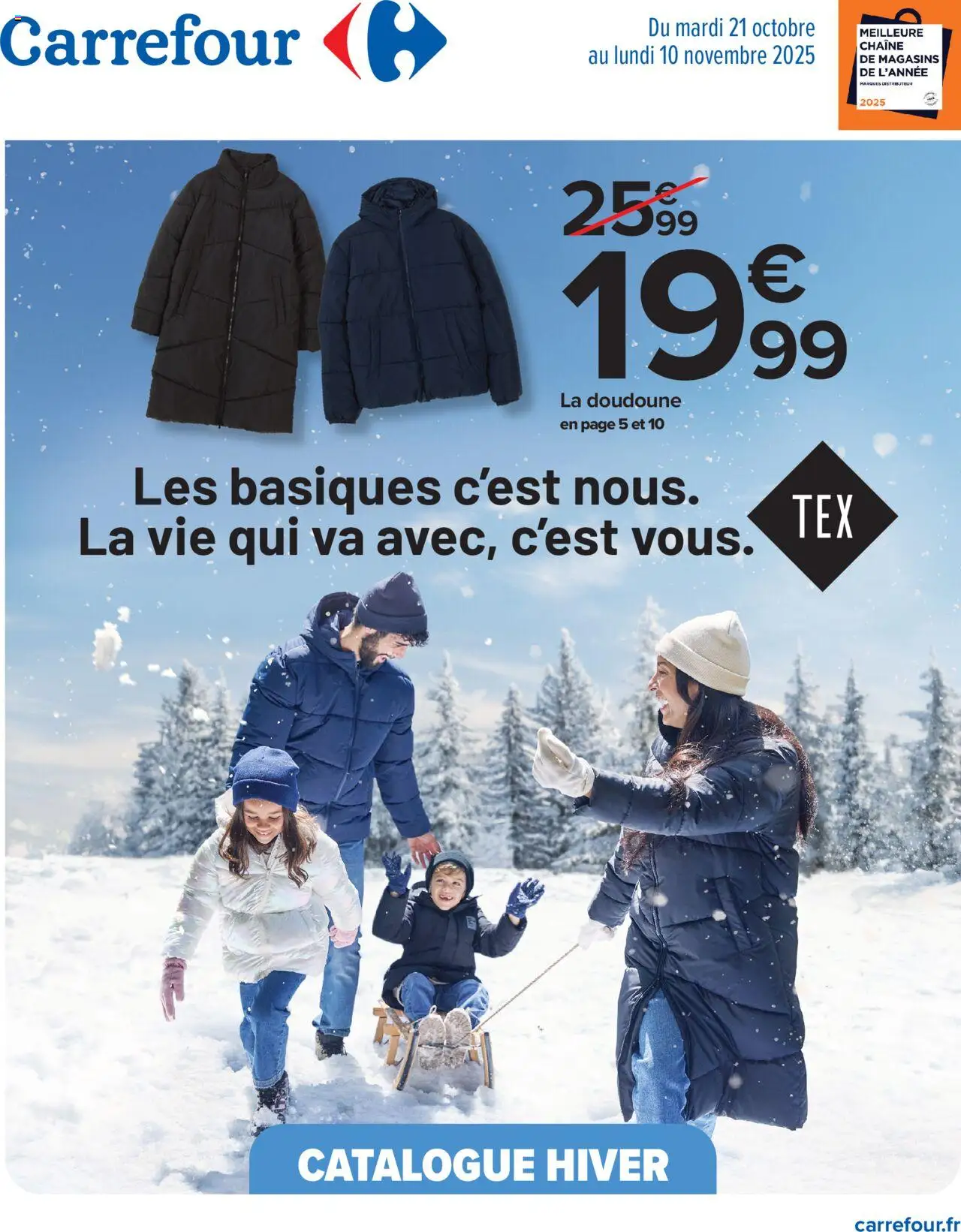 Carrefour catalogue les basiques, c'est nous - page 1 - valable à partir du 21/10/2025