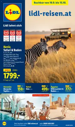 Vorschau Lidl Reisen gültig ab 19.09.2025