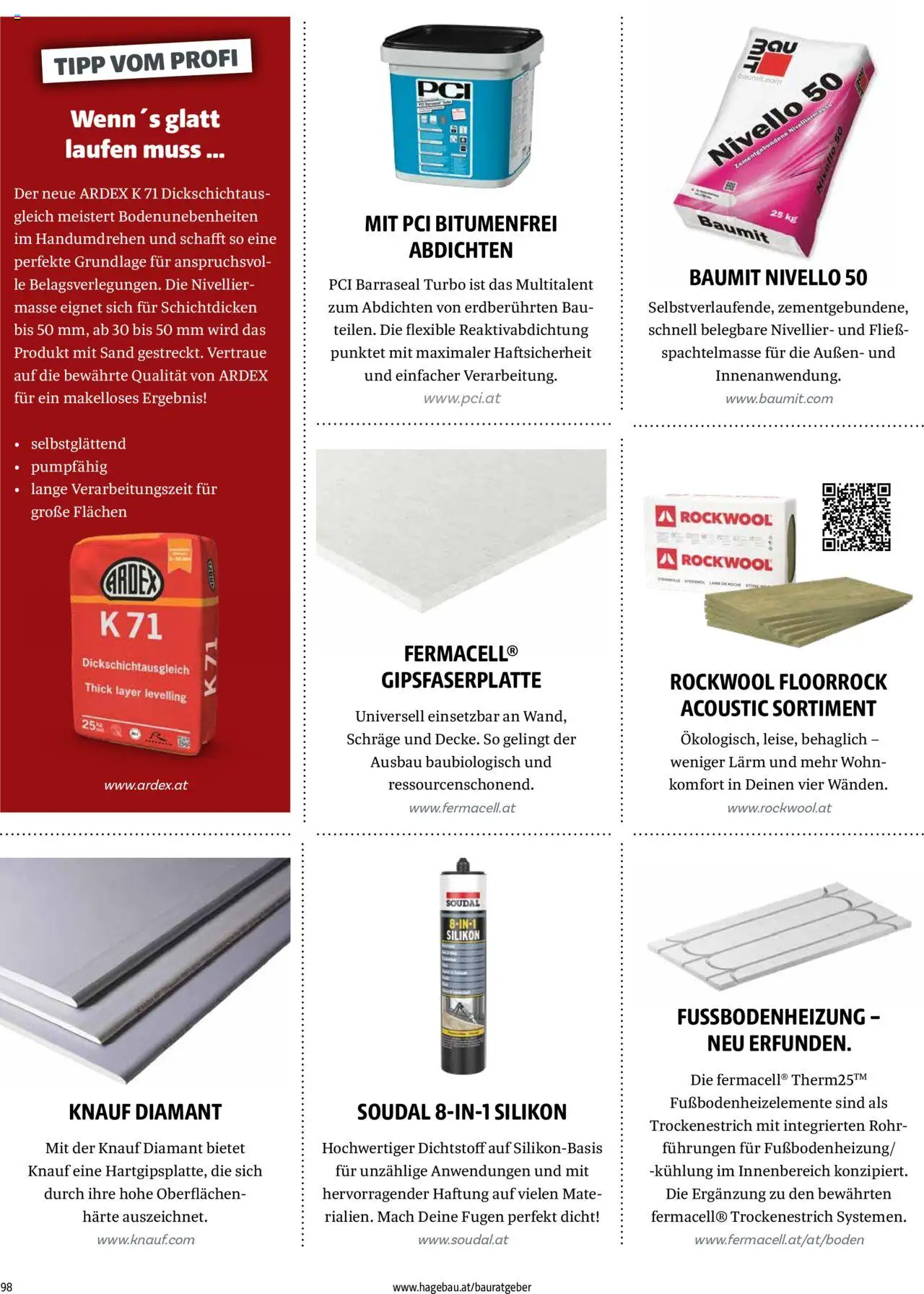 Hagebau Katalog Baurategeber - page 98- valid from 07.04.2025