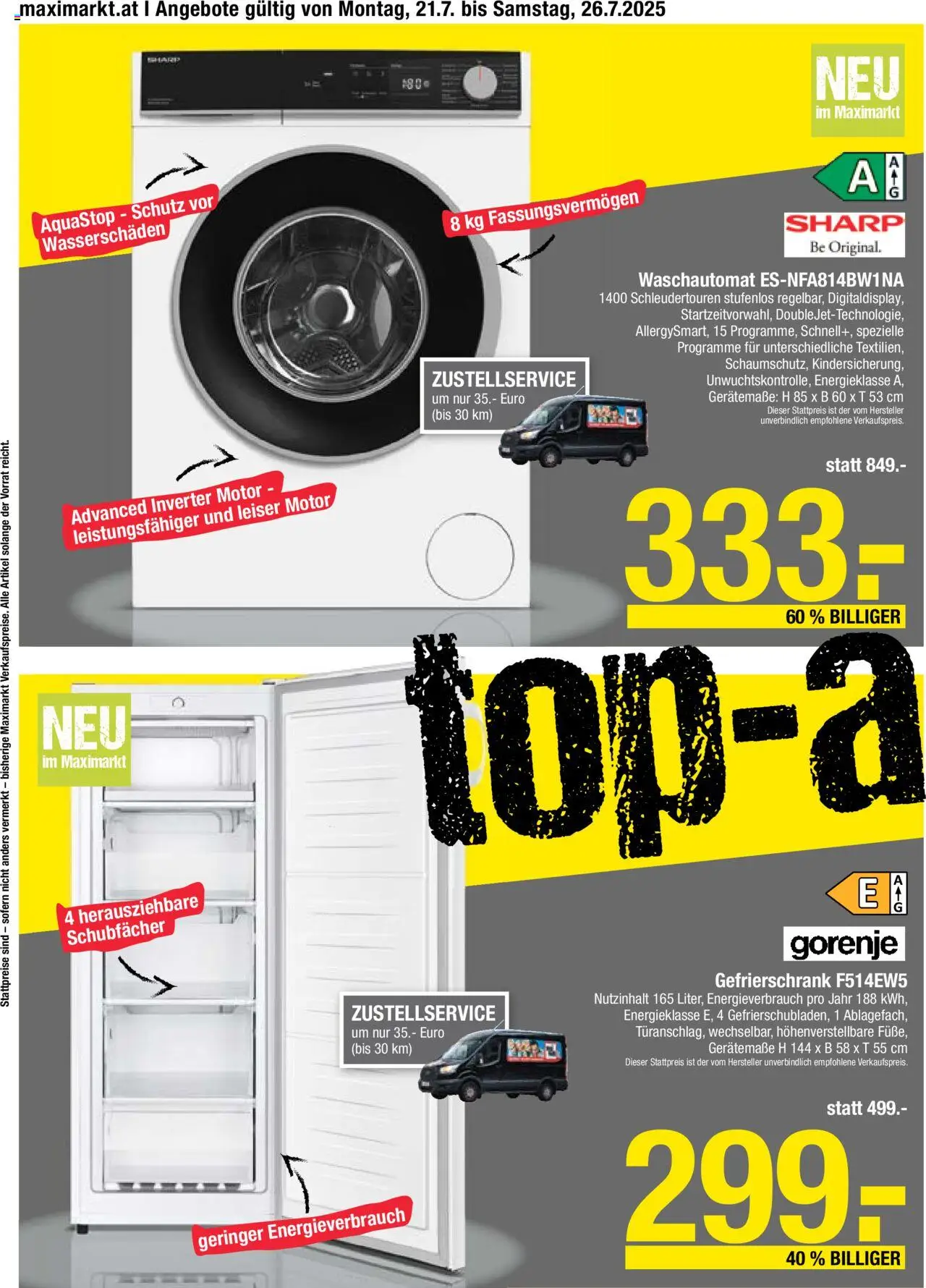 Maximarkt Flugblatt - Seite 18- gültig ab 21.07.2025