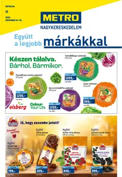 Előnézet Metro Akciós újság érvényes 2025.11.15.-tól