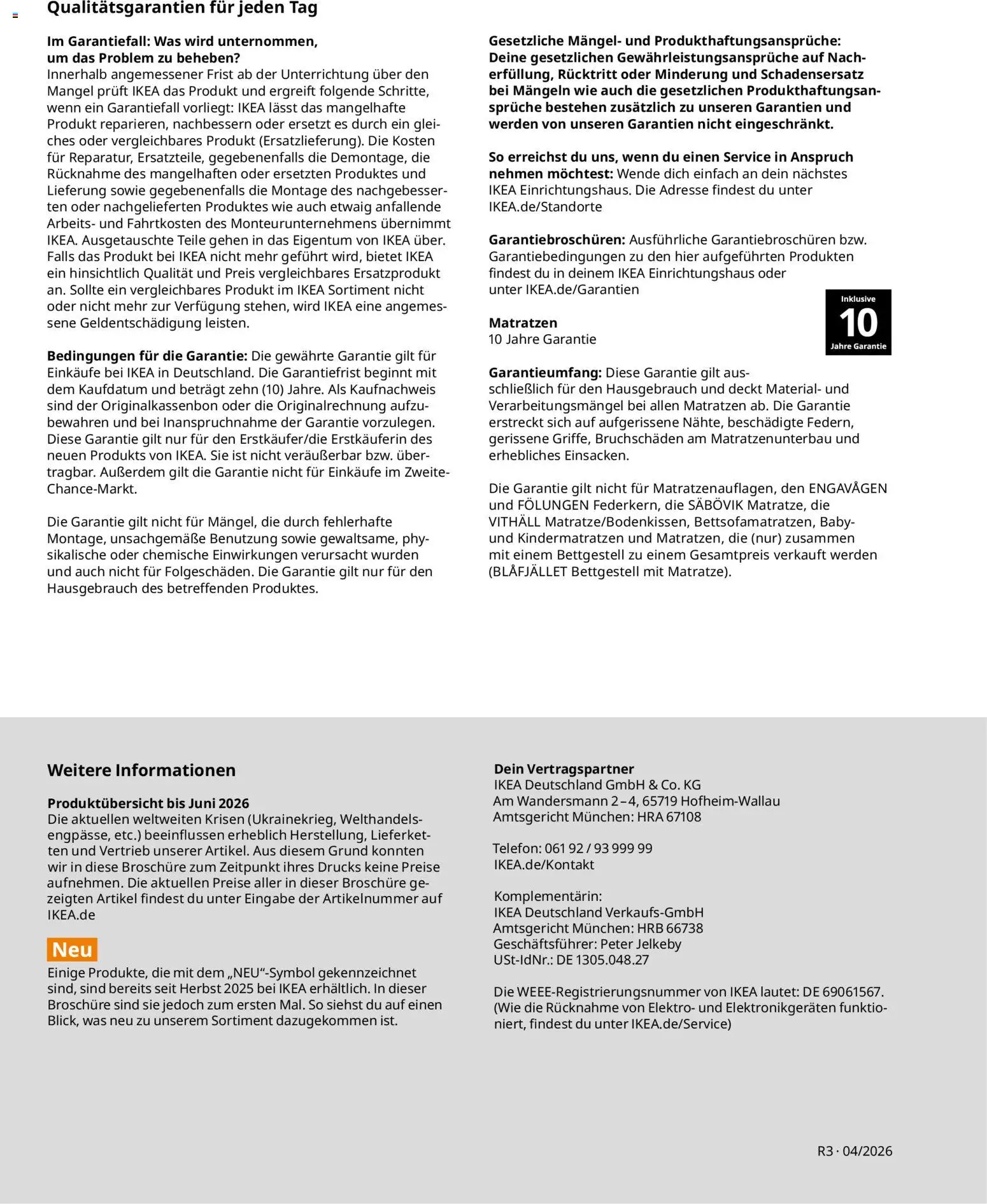 Ikea Prospekt  Schlafkomfort	 - Seite 58 - gültig ab 30.09.2025