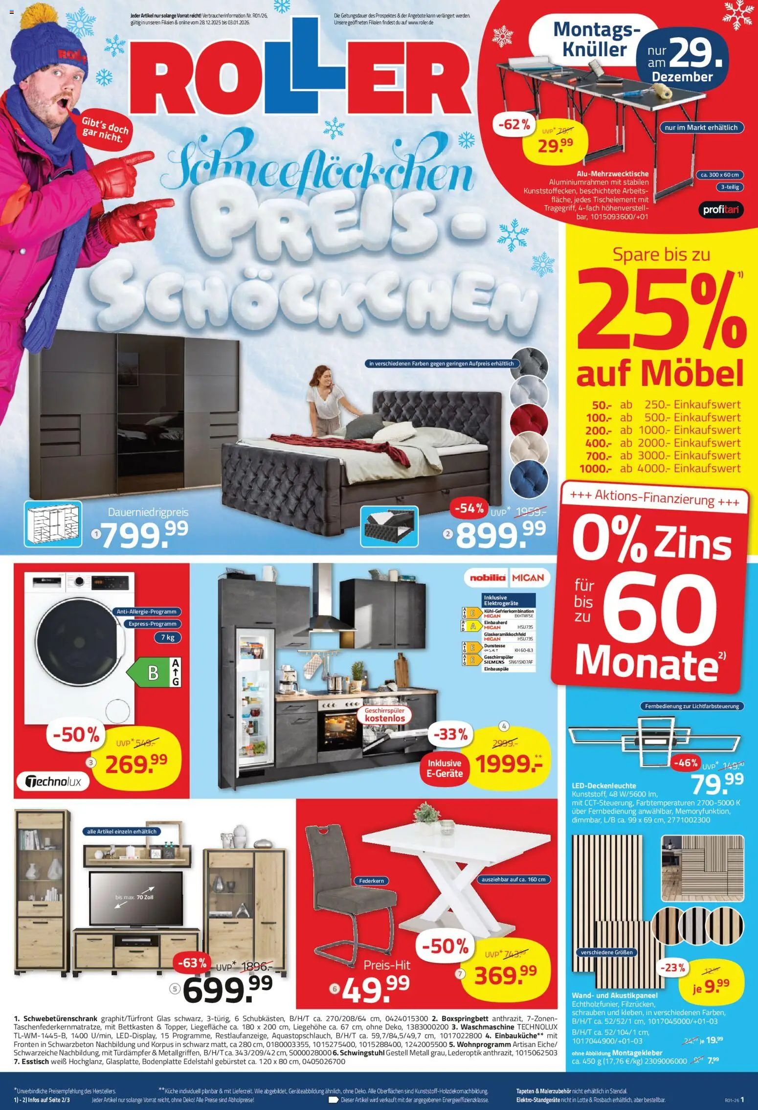Roller Prospekt 	 - Seite 1 - gültig ab 28.12.2025