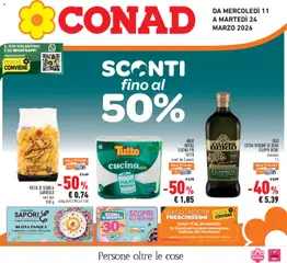 Anteprima Conad volantino valida dal 11/03/2026