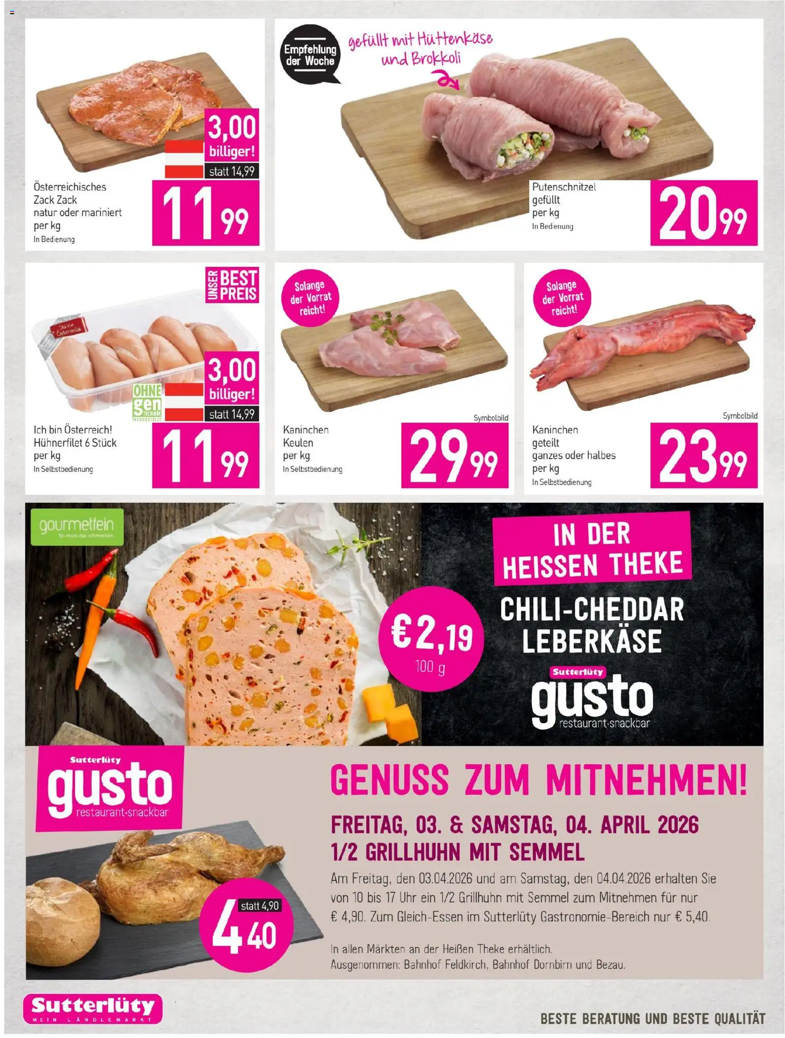 Sutterlüty Flugblatt - page 12- valid from 02.04.2026