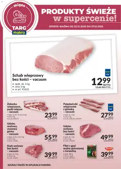 Podgląd Makro Gazetka - Produkty świeże w supercenie ważny od 22.12.2025