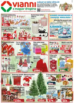 Előnézet Vianni Akciós újság érvényes 2025.12.03.-tól