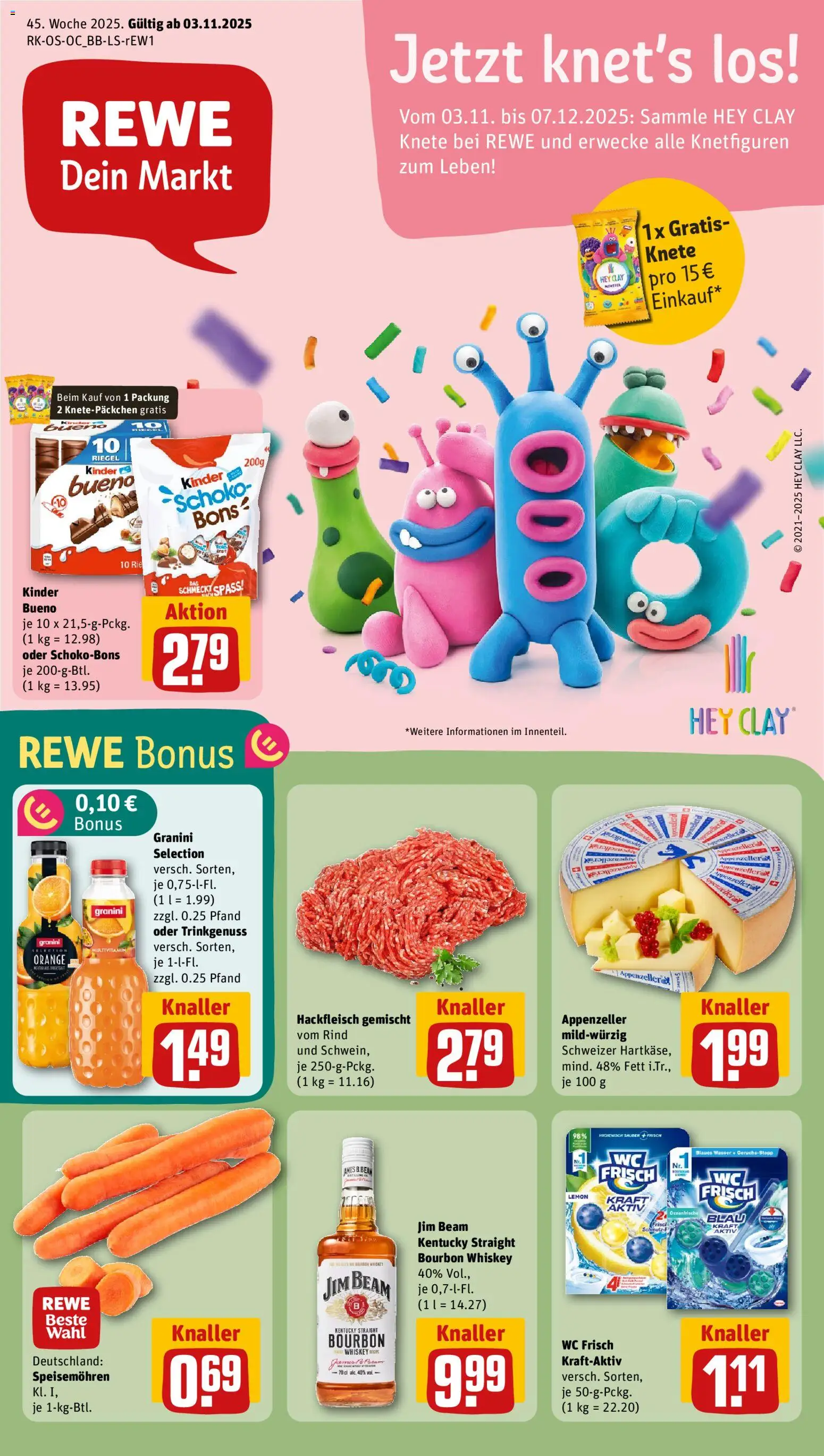 Rewe Prospekt 	 - Seite 1 - gültig ab 03.11.2025