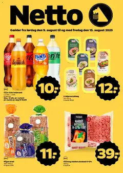 Forhåndsvisning Netto - Tilbudsavis gyldig fra 09/08/2025