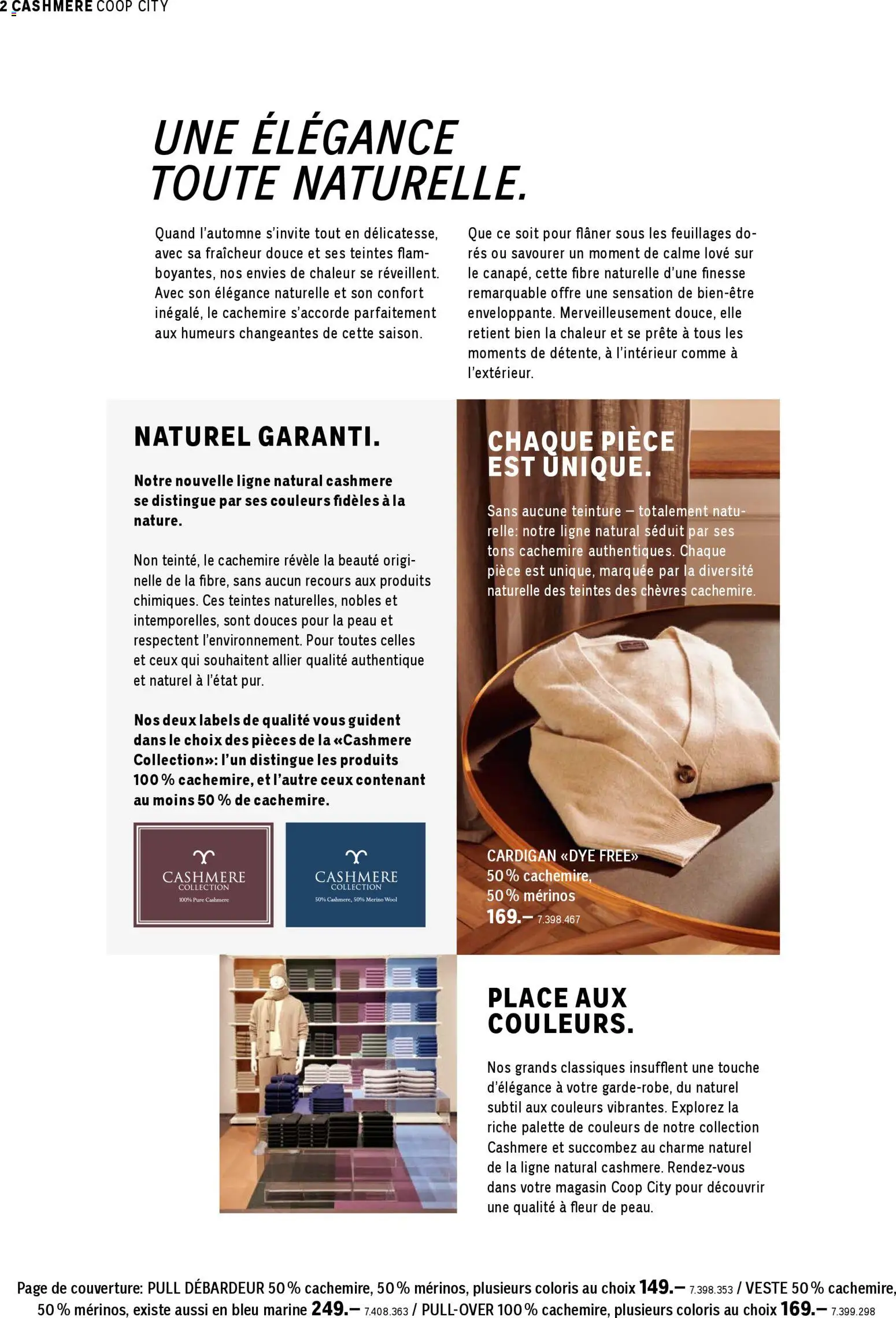 Coop City Aktionen Cashmere Kollektion FR - page 2- valid from 23.01.2026