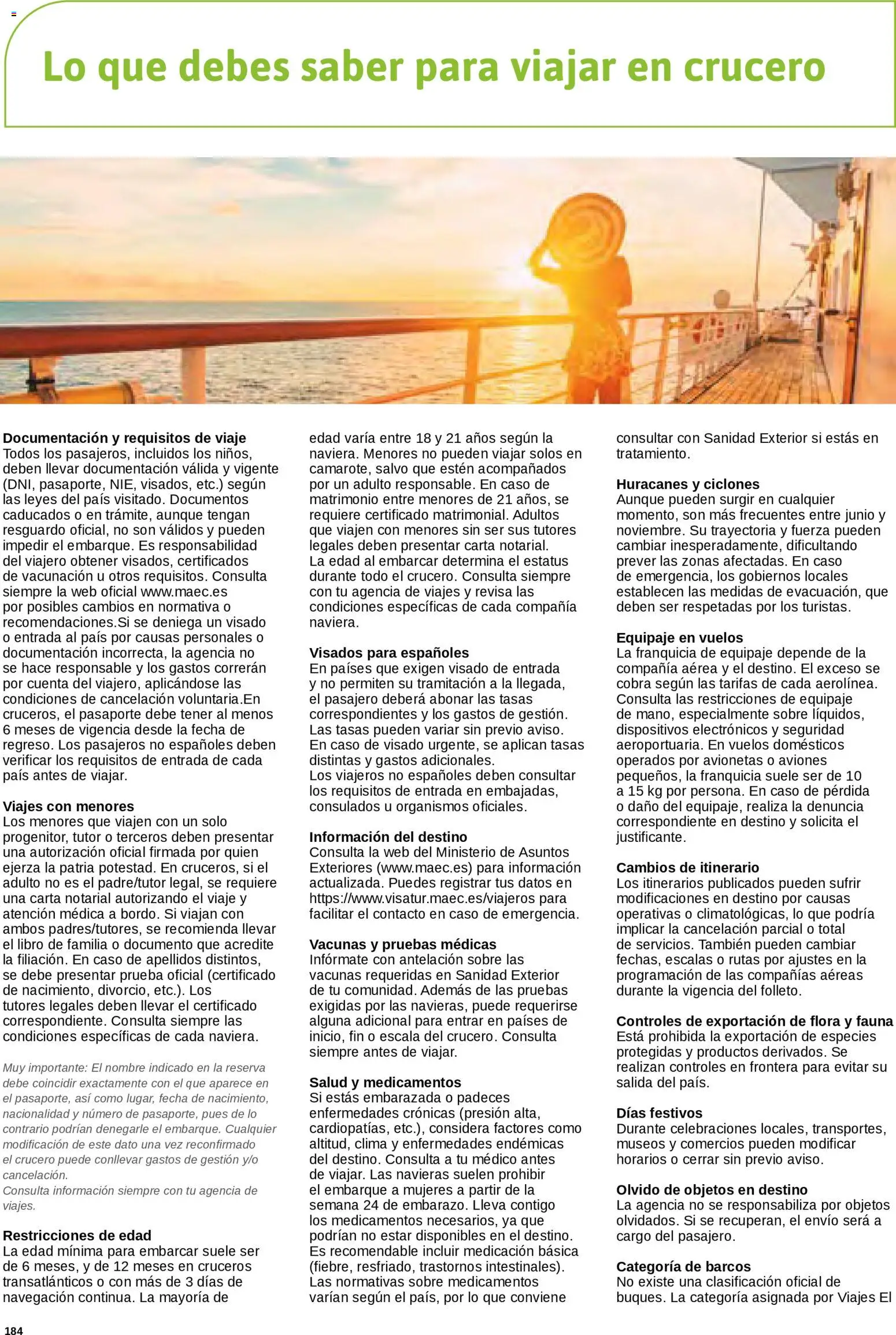 Viajes El Corte Inglés Cruceros marítimos - Página de 185 - Válido desde 01/01/2026