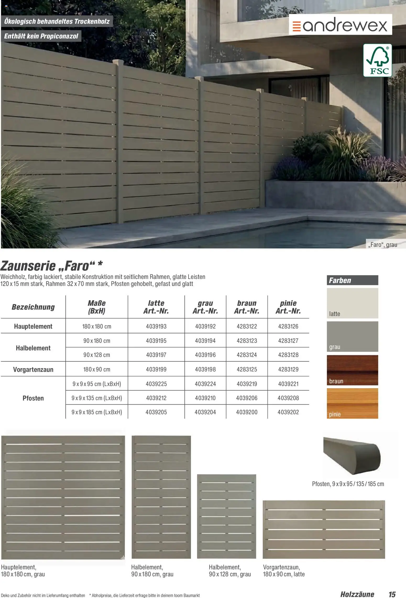 Toom Baumarkt Zäune & Sichtschutz 2026 - Seite 15 - gültig ab 20.02.2026