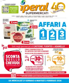 Anteprima Volantino Iperal	 valida dal 21/01/2026