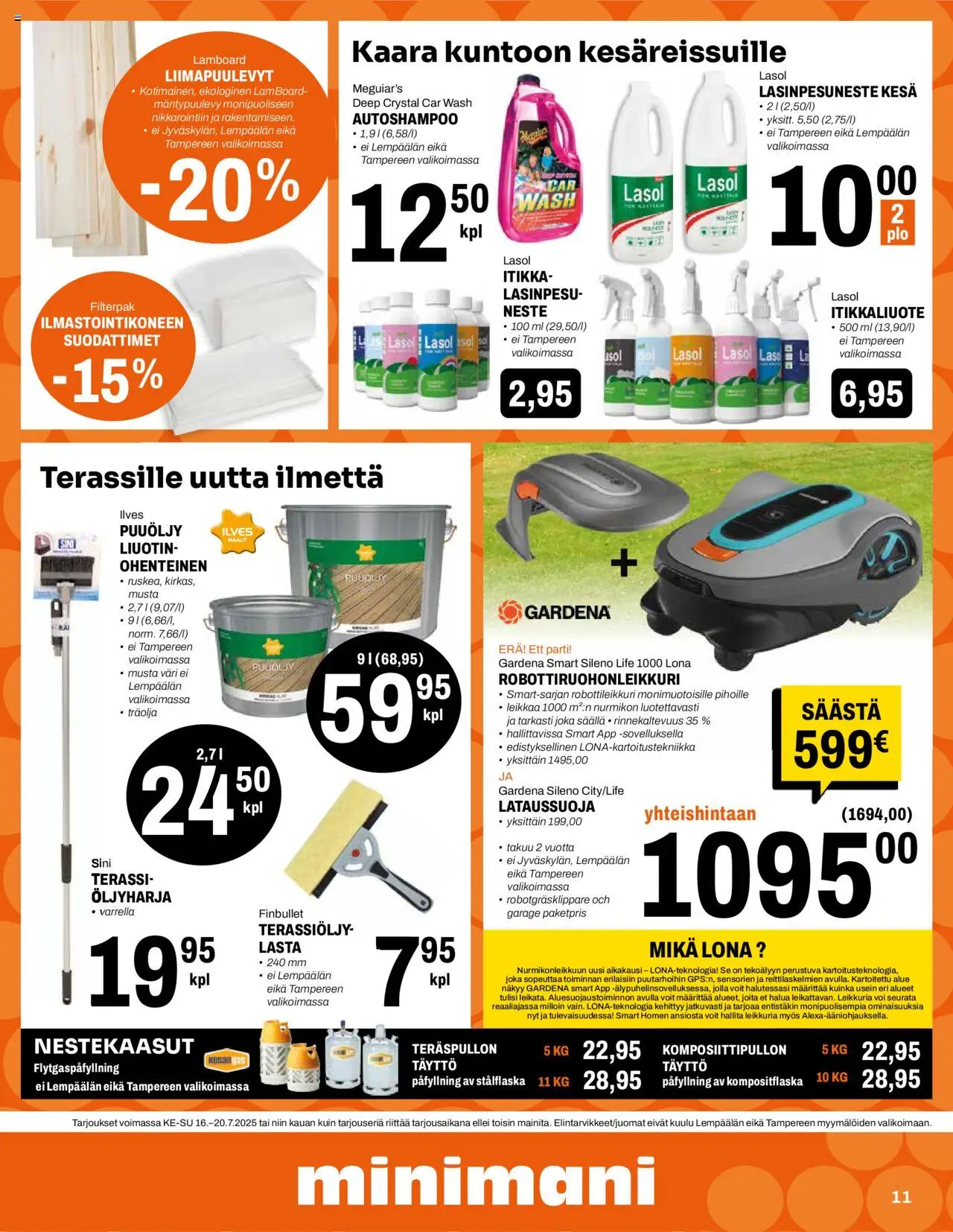 Minimani tarjoukset - sivu 11- voimassa alkaen 16/07/2025