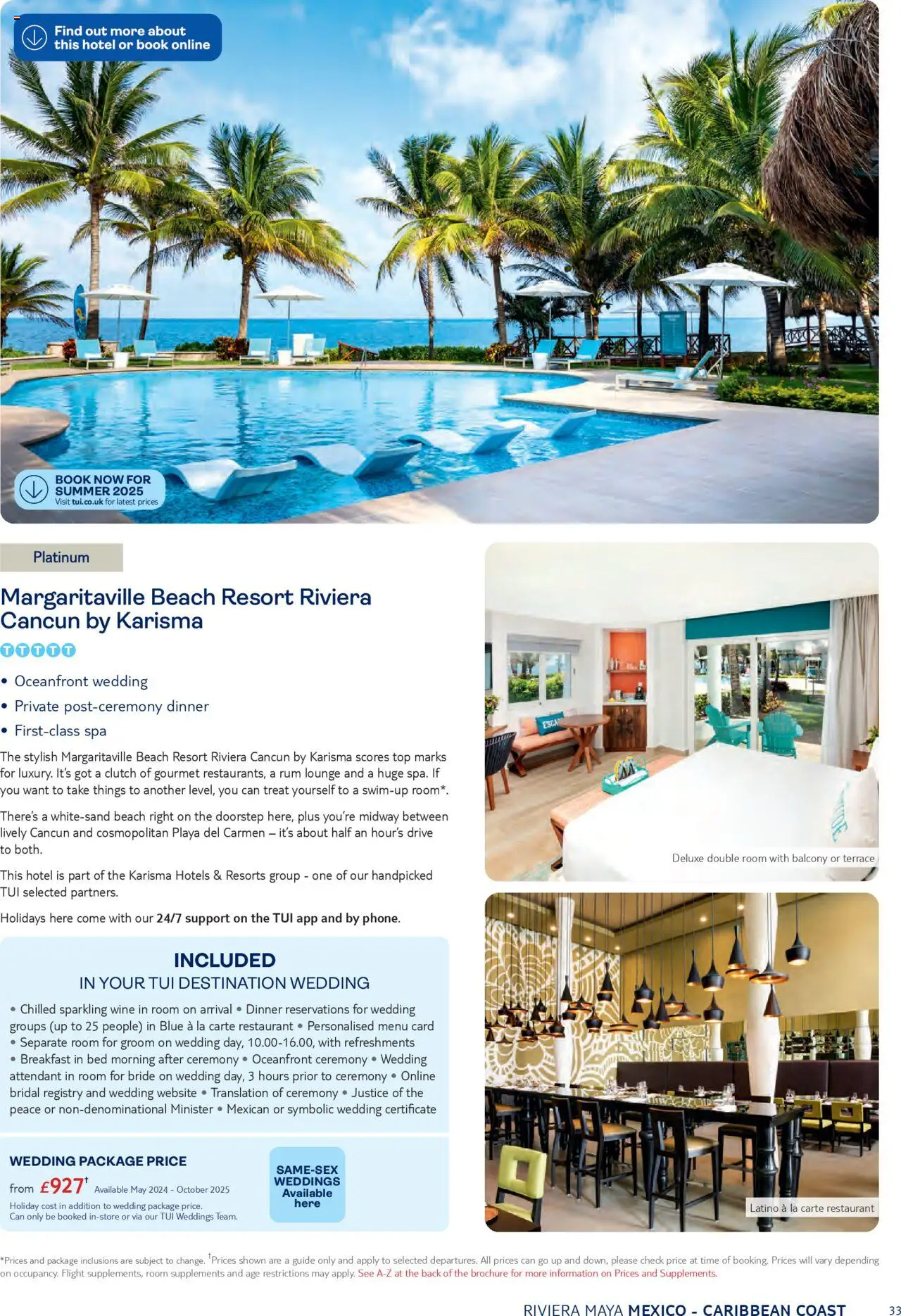 TUI - Weddings - page 33- valid from 01/05/2024