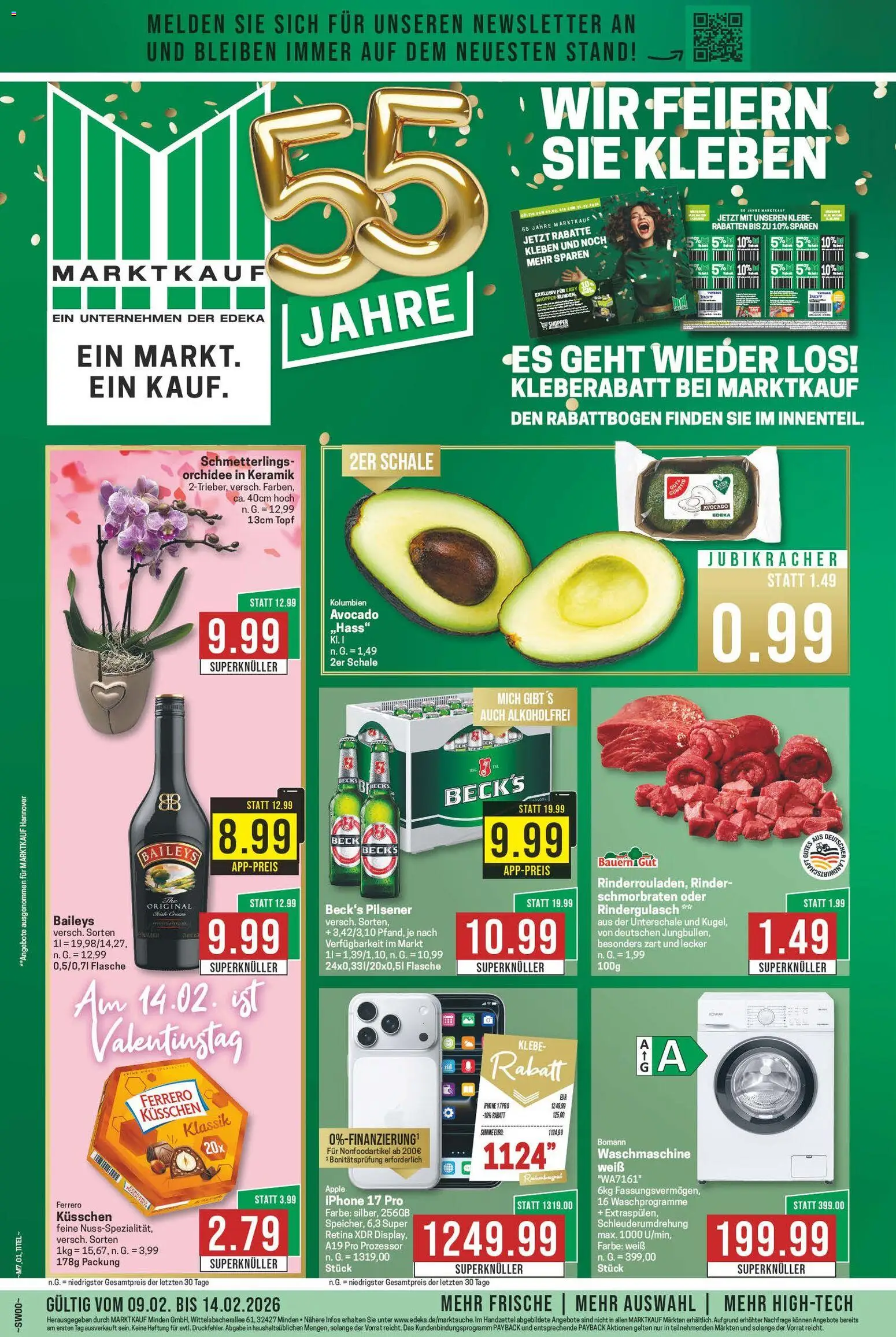Marktkauf Prospekt 	 - Seite 1 - gültig ab 09.02.2026