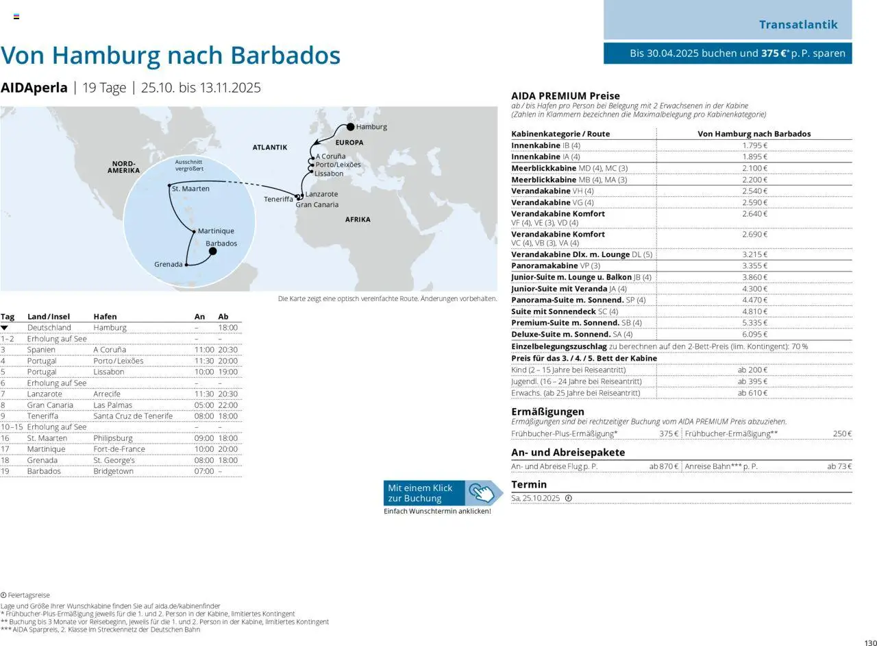 Aida Prospekt Winter 2025/26 - Seite 130 - gültig ab 01.10.2025