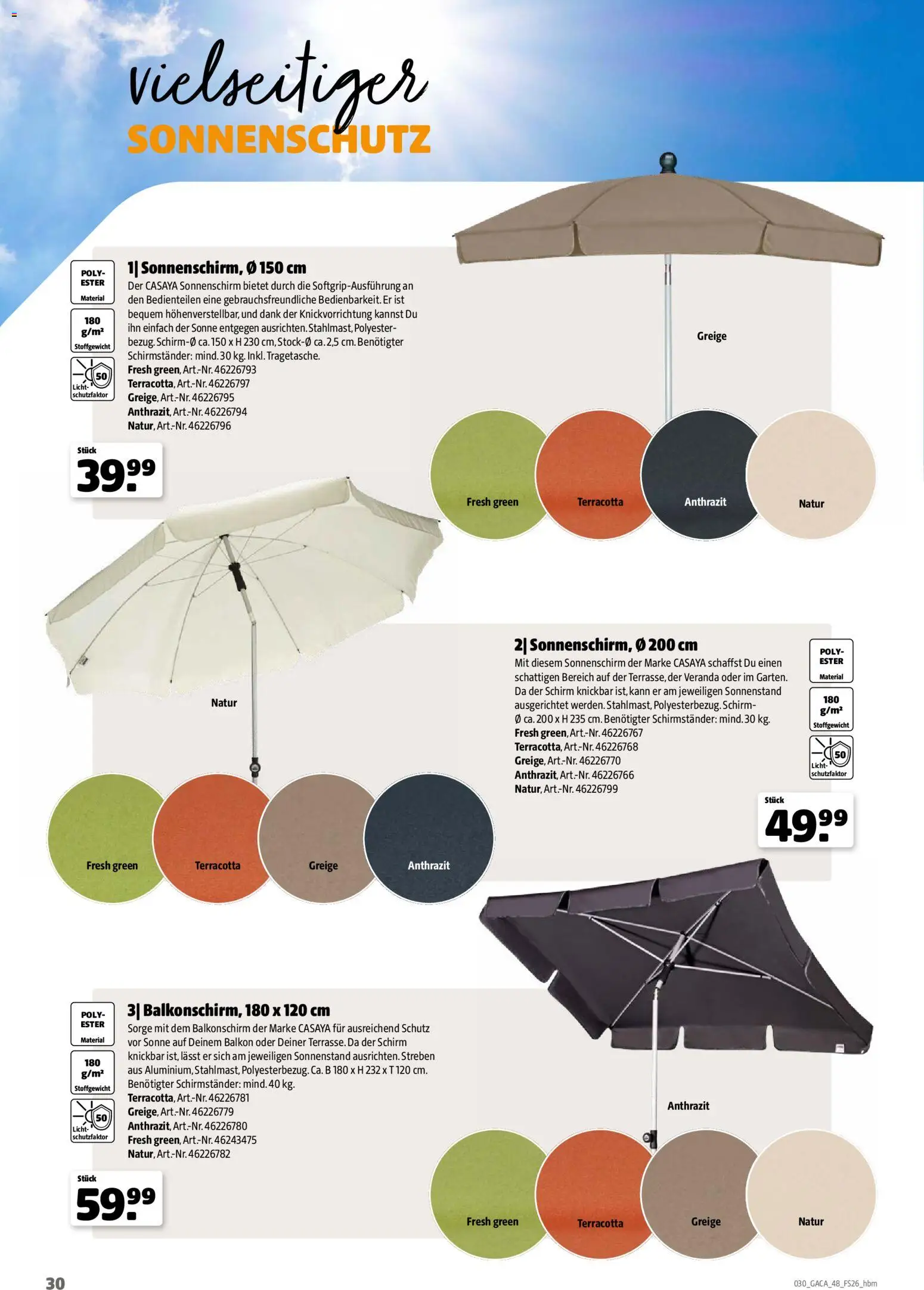 Hagebau Gartenmöbelsortiment - Seite 30 - gültig ab 02.03.2026