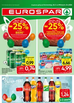 Vorschau Eurospar Flugblatt gültig ab 26.03.2026
