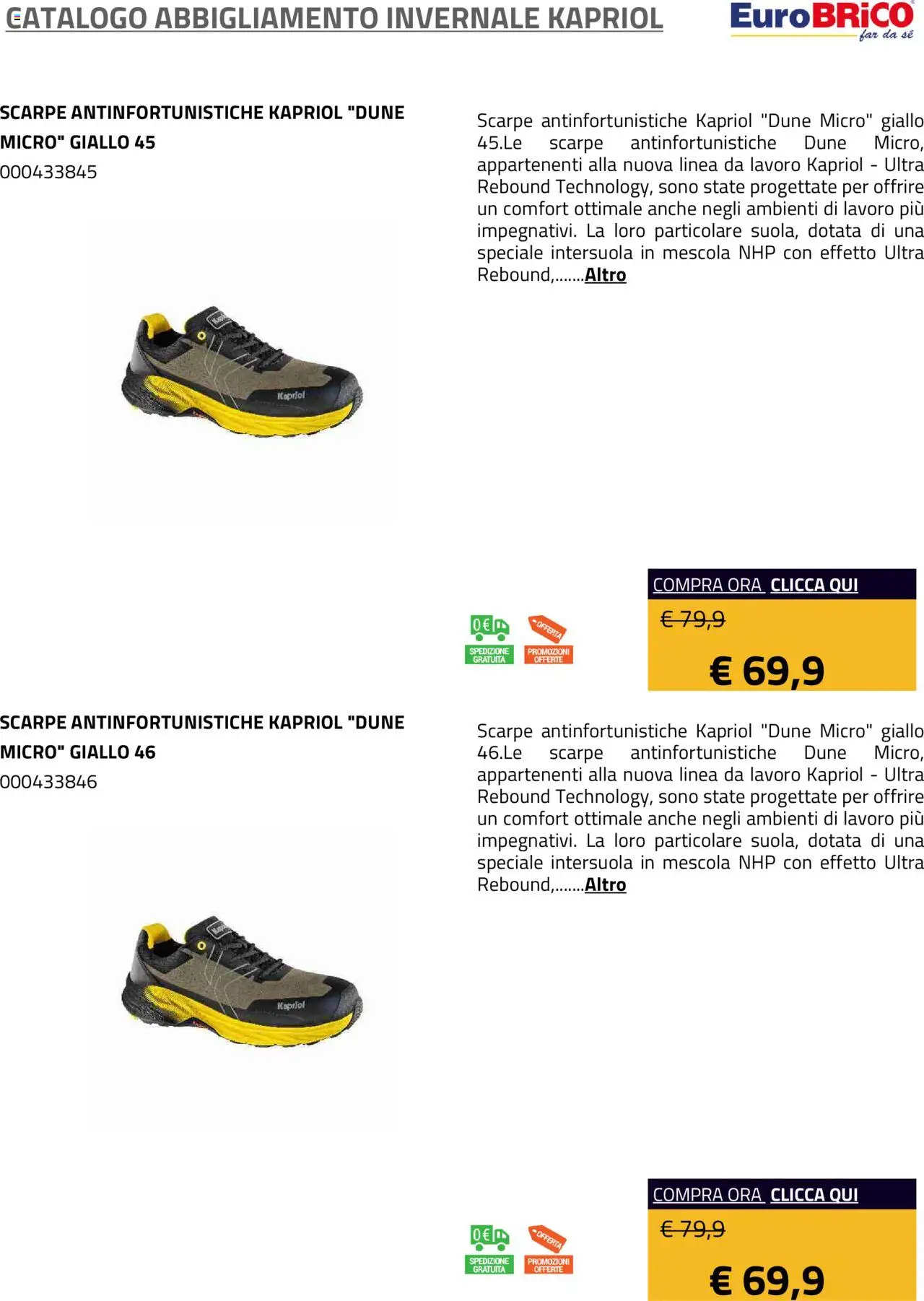 Eurobrico Abbigliamento Invernale Kapriol catalogo - pagina 31 - valido dal 23/07/2025