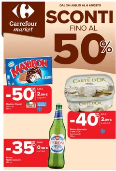 Anteprima Carrefour	Market catalogo valida dal 24/07/2025