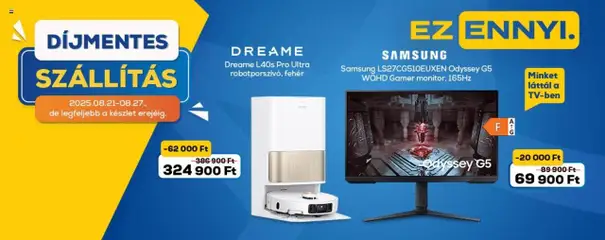 Előnézet Euronics Akciós újság érvényes 2025.08.21.-tól